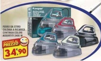 Maury's FERRO DA STIRO CALDAIA A RICARICĂ CONTINUA COLORI ASSORTITI 2400 W offerta