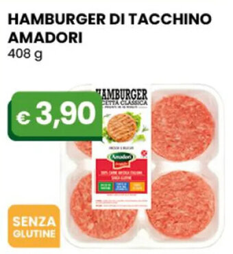 HAMBURGER DI TACCHINO AMADORI 408 g