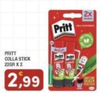 PRITT COLLA STICK 22GR X 2