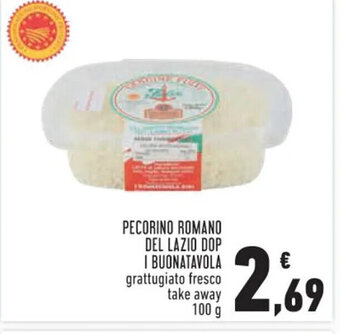 Conad Superstore PECORINO ROMANO DEL LAZIO DOP I BUONATAVOLA offerta