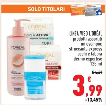 Conad Superstore LINEA VISO L'ORÉAL 125 ml offerta