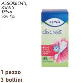 Conad Superstore ASSORBENTI, PANTS TENA vari tipi offerta