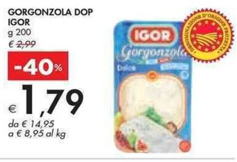 GORGONZOLA DOP IGOR g 200