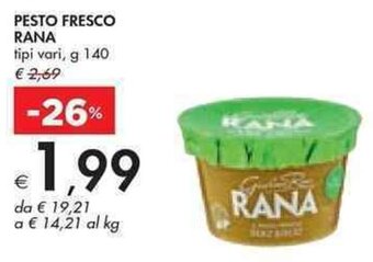 Bennet PESTO FRESCO RANA g 140 offerta