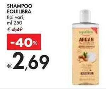 Bennet SHAMPOO EQUILIBRA tipi vari, ml 250 offerta