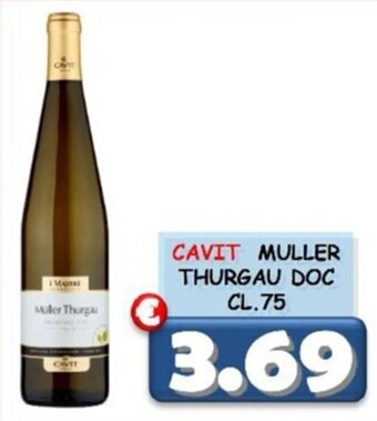 MercADone CAVIT MULLER THURGAU DOC CL.75 offerta