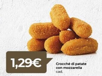 Eurospar Crocché di patate con mozzarella offerta