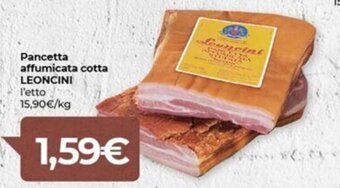 Eurospar Pancetta affumicata cotta LEONCINI offerta
