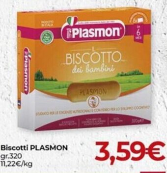 Eurospar Biscotti PLASMON gr.320 offerta