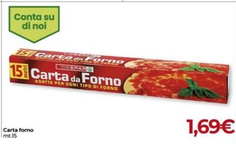 Eurospar Carta Forno offerta