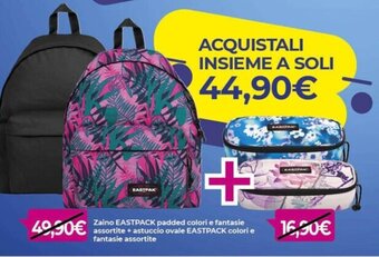 Zaino EASTPACK padded+astuccio ovale EASTPACK colori