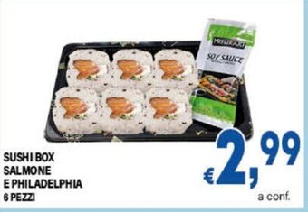 DEM SUSHI BOX SALMONE E PHILADELPHIA 6 PEZZI offerta