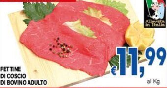 DEM FETTINE DI COSCIO DI BOVINO ADULTO offerta