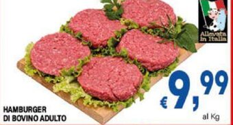 DEM HAMBURGER DI BOVINO ADULTO offerta