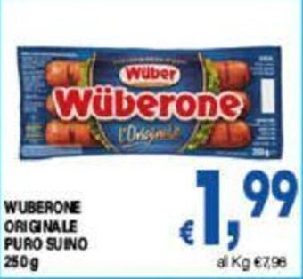 DEM WUBERONE ORIGINALE PURO SUINO 250 g offerta