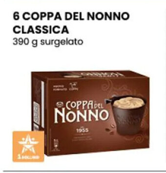 Gala Supermercati 6 COPPA DEL NONNO CLASSICA 390 g surgelato offerta