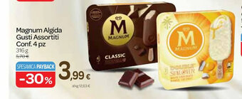 Carrefour Express Magnum Algida Gusti Assortiti Conf. 4 pz 316g offerta