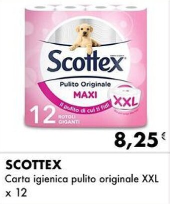 Iper Tosano SCOTTEX Carta igienica pulito originale XXL x 12 offerta