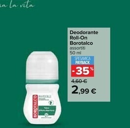 Borotalco deodorante roll-on