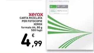 Conad Superstore Xerox carta riciclata per fotocopie offerta