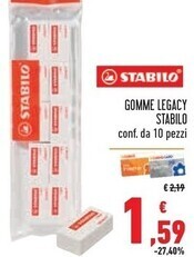 Stabilo gomme legacy
