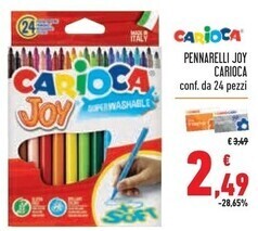 Conad Superstore Carioca pennarelli joy offerta