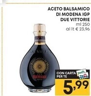 Pam Due vittorie aceto balsamico di modena igp offerta