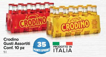 Crodino Gusti Assortiti Conf. 10 pz 1 l