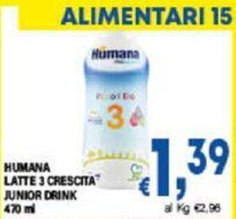 HUMANA LATTE 3 CRESCITA™ JUNIOR DRINK 470 ml