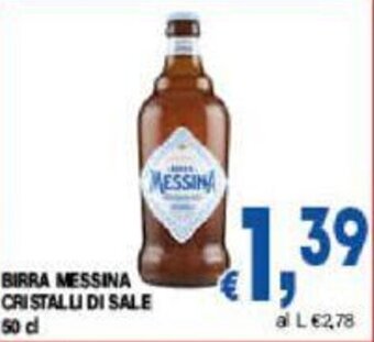 DEM BIRRA MESSINA CRISTALLI DI SALE 50 CL offerta