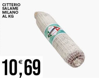Vantaggio Cash&Carry CITTERIO SALAME MILANO AL KG offerta