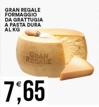 Vantaggio Cash&Carry GRAN REGALE FORMAGGIO DA GRATTUGIA A PASTA DURA AL KG offerta