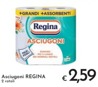 Eurospesa Asciugoni REGINA 2 rotoli offerta