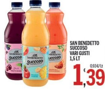 Gruppo Pascar SAN BENEDETTO SUCCOSO VARI GUSTI 1,5 LT offerta
