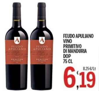 FEUDO APULIANO VINO PRIMITIVO DI MANDURIA DOP 75 CL