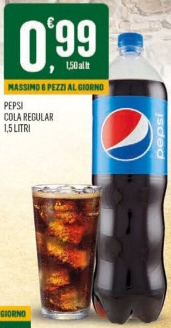 PEPSI COLA REGULAR 1,5 LITRI