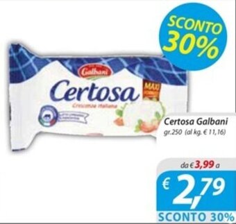DiMeglio Certosa Galbani gr.250 offerta