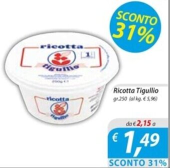 Ricotta Tigullio gr.250