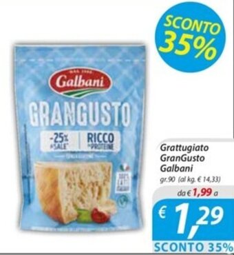 DiMeglio Grattugiato GranGusto Galbani gr.90 offerta