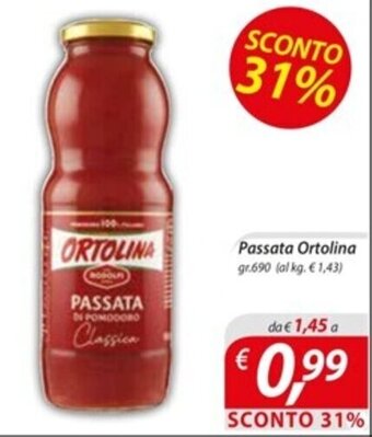 DiMeglio Passata Ortolina gr.690 offerta