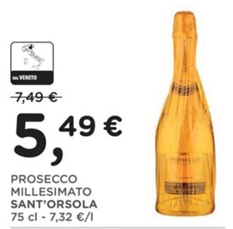 Poli PROSECCO MILLESIMATO SANT'ORSOLA 75 cl offerta