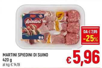 Famila Market MARTINI SPIEDINI DI SUINO 420 g offerta