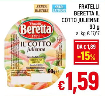 Famila Market FRATELLI BERETTA IL COTTO JULIENNE 90 g offerta
