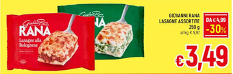 Famila Market GIOVANNI RANA LASAGNE ASSORTITE 350 g offerta