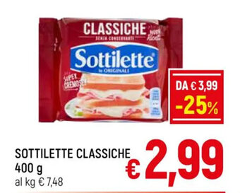 Famila Market SOTTILETTE CLASSICHE 400 g offerta