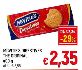 MCVITIE'S DIGESTIVES THE ORIGINAL 400 g