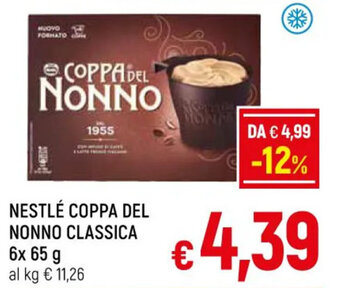 Famila Market NESTLÉ COPPA DEL NONNO CLASSICA 6x 65 g offerta