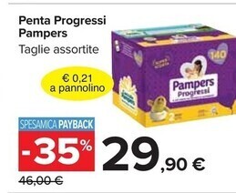 Carrefour Iper Pampers penta progressi offerta