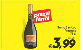 Iper Super Conveniente Borgo sanleo prosecco offerta