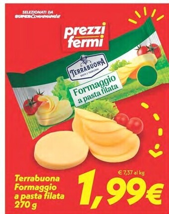 Iper Super Conveniente Terrabuona formaggio a pasta filata offerta